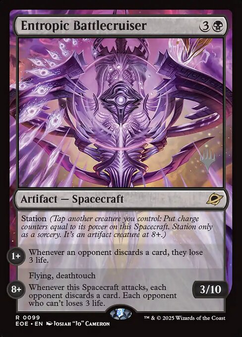 MTG Entropic Battlecruiser PEOE 099p Promo Pack Foil