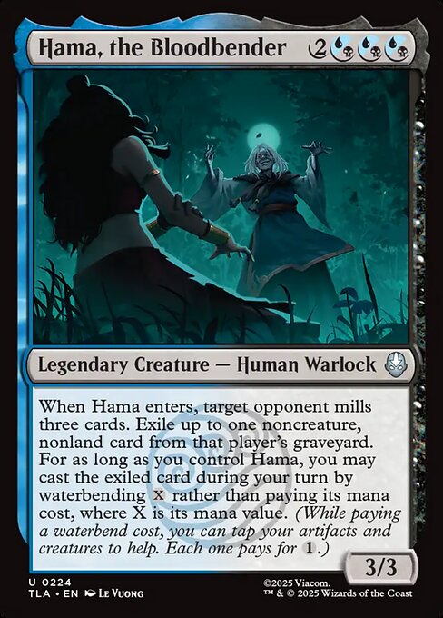 MTG Hama, the Bloodbender TLA 224 Regular Foil