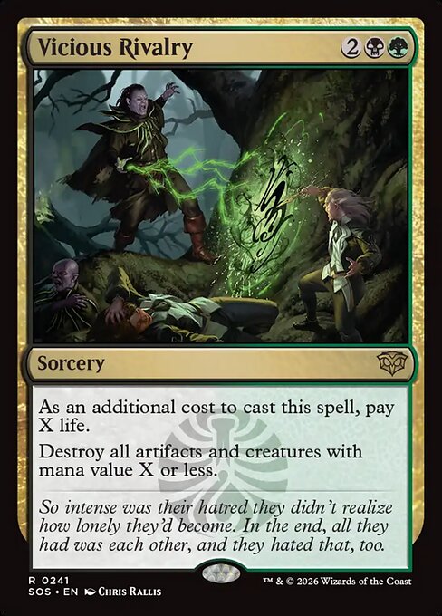 MTG Vicious Rivalry SOS 241 Regular Nonfoil