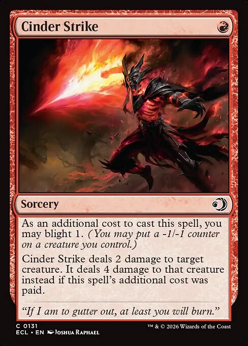 MTG Cinder Strike ECL 131 Regular Nonfoil