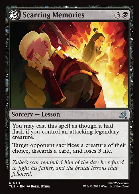 MTG Scarring Memories [TLE 111] Nonfoil