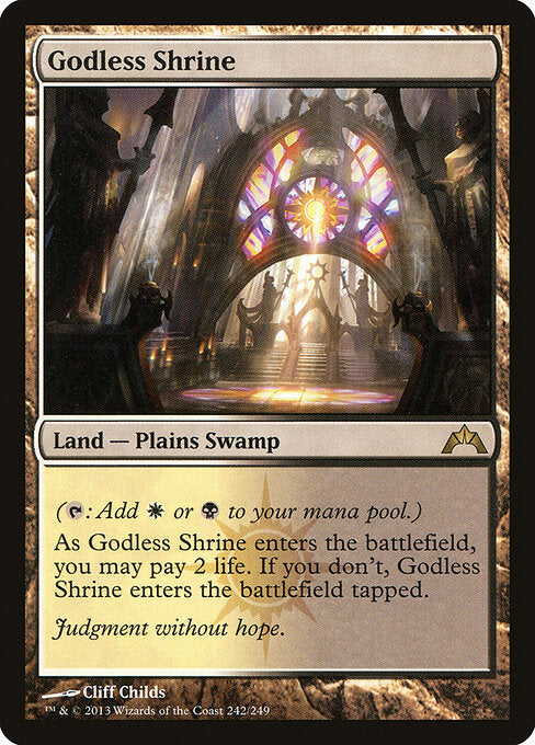 MTG Godless Shrine GTC 242 Regular Foil