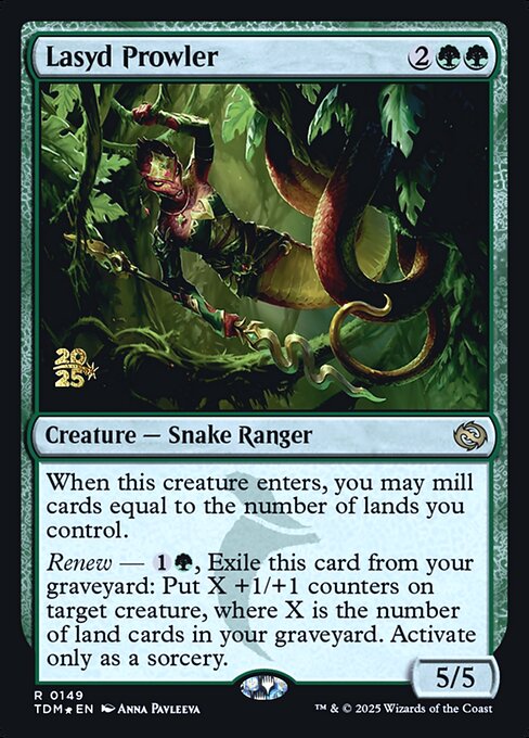 MTG Lasyd Prowler PTDM 149s Prerelease Foil
