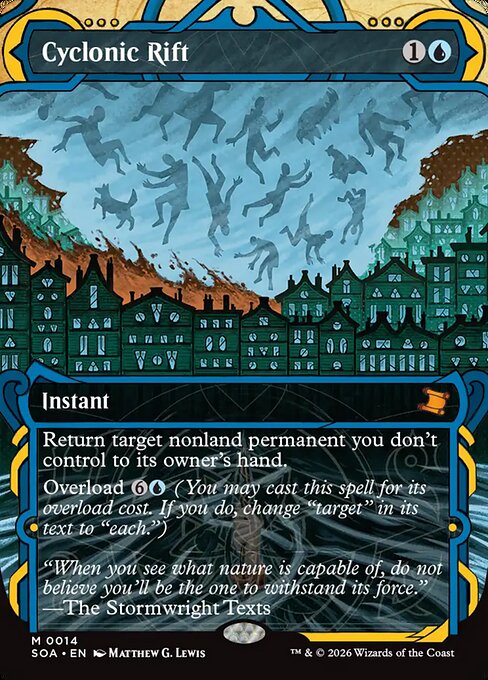 MTG Cyclonic Rift SOA 014 Mystical Archive Foil