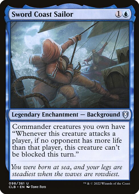 MTG Sword Coast Sailor CLB 098 Regular Nonfoil