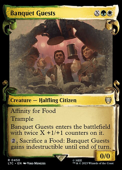 MTG Banquet Guests LTC 450 Alternate Art Nonfoil