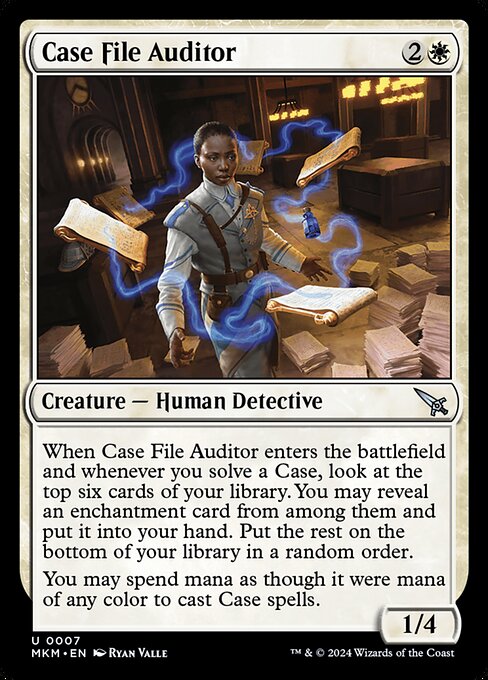 MTG Case File Auditor MKM 007 Regular Nonfoil