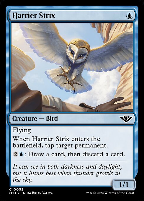MTG Harrier Strix OTJ 052 Regular Foil