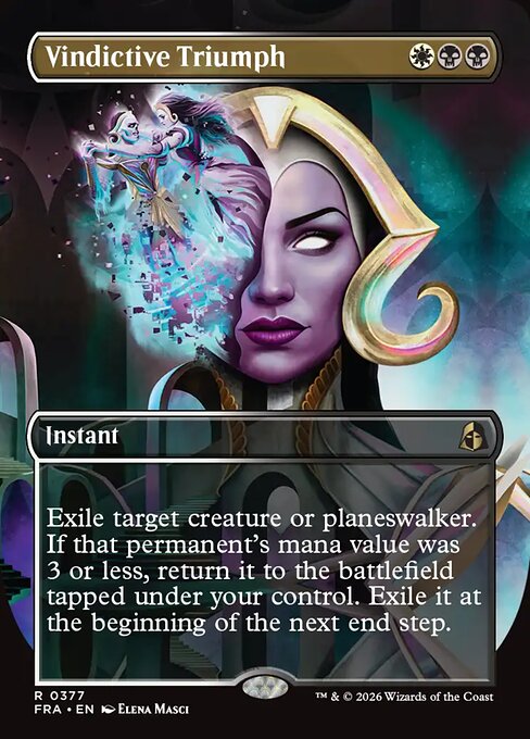 MTG Vindictive Triumph FRA 377 Braintwister Series Nonfoil front