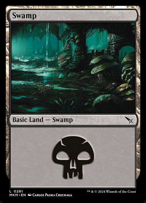 MTG Swamp MKM 281 Regular Foil