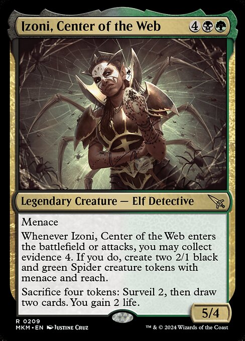 MTG Izoni, Center of the Web MKM 209 Regular Foil