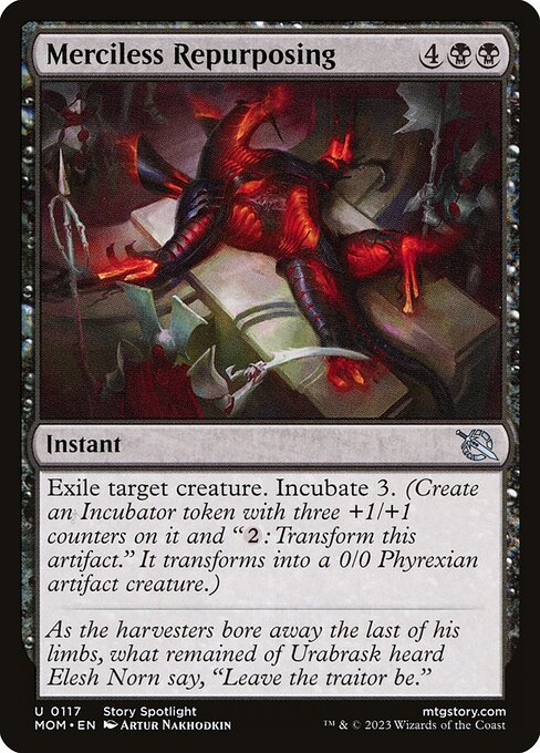 MTG Merciless Repurposing MOM 117 Regular Nonfoil
