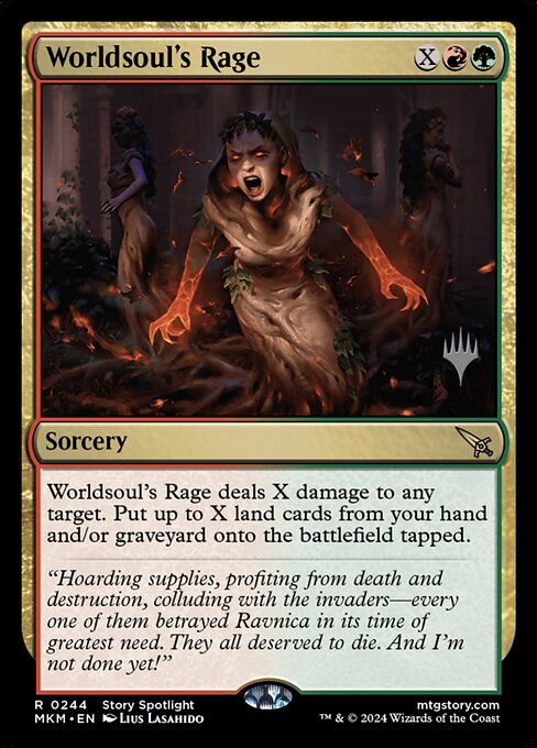 MTG Worldsoul's Rage PMKM 244p Promo Pack Nonfoil
