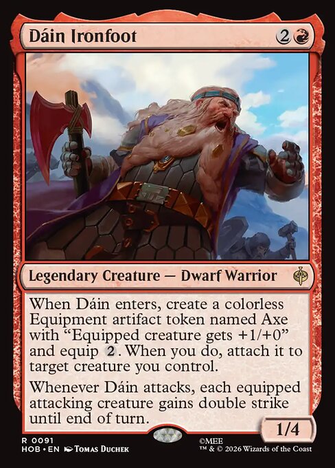 MTG Dáin Ironfoot HOB 091 Regular Foil