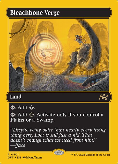 MTG Bleachbone Verge DFT 501 Regular First-Place Foil
