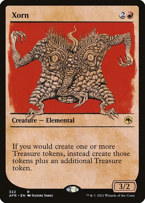MTG Xorn AFR 322 Rulebook Showcase Nonfoil