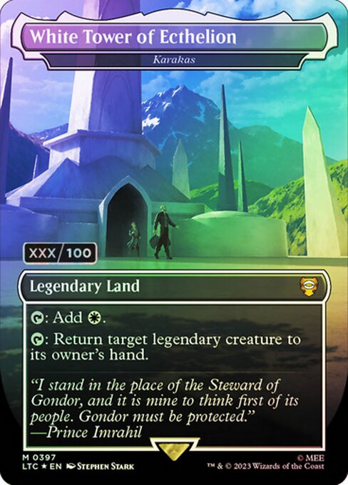 MTG Karakas LTC 397z Showcase Ring Foil