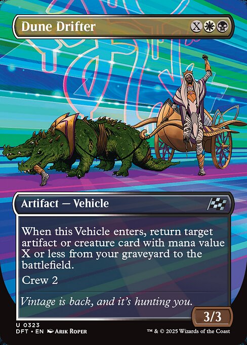 MTG Dune Drifter DFT 323 Borderless Revved Up Nonfoil