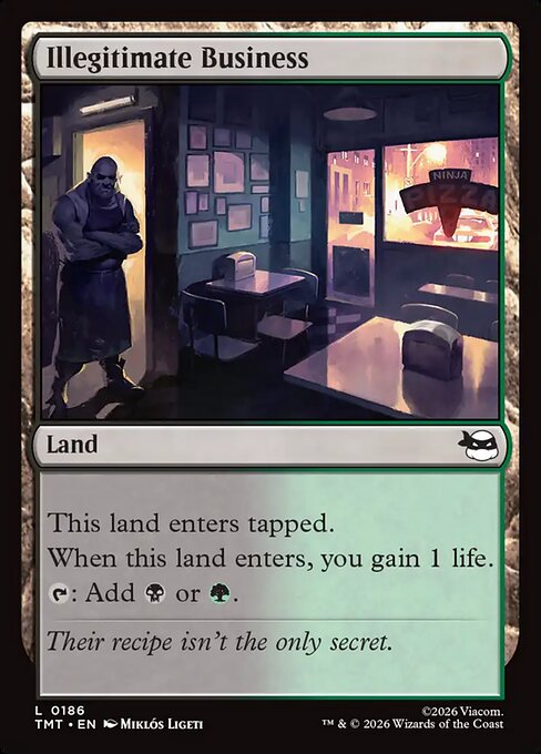 MTG Illegitimate Business TMT 186 Regular Foil