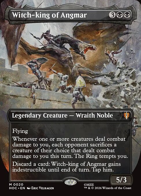 MTG Witch-king of Angmar HOC 020 Regular Nonfoil