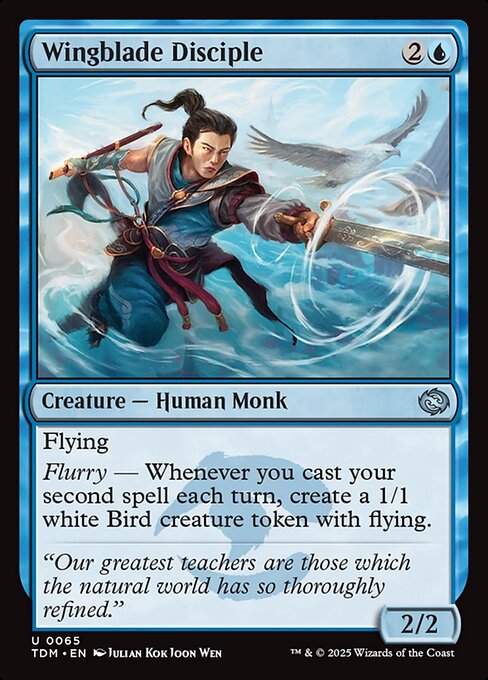 MTG Wingblade Disciple TDM 065 Regular Foil