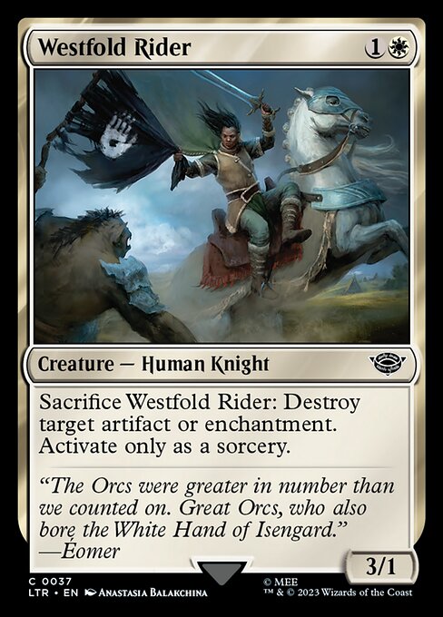 MTG Westfold Rider LTR 037 Regular Nonfoil