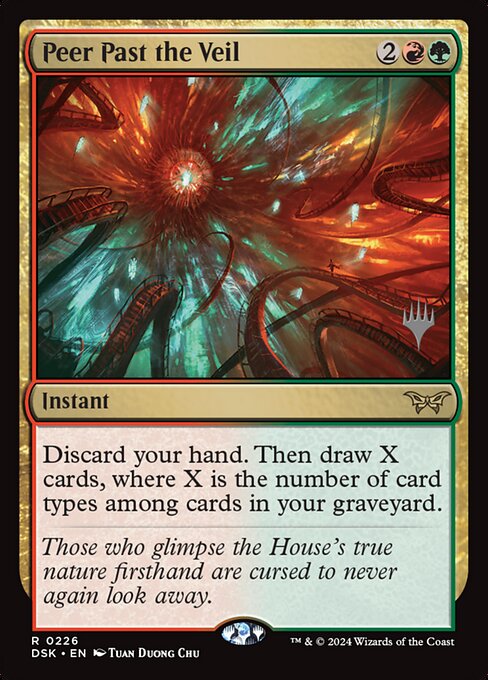 MTG Peer Past the Veil PDSK 226p Promo Pack Foil