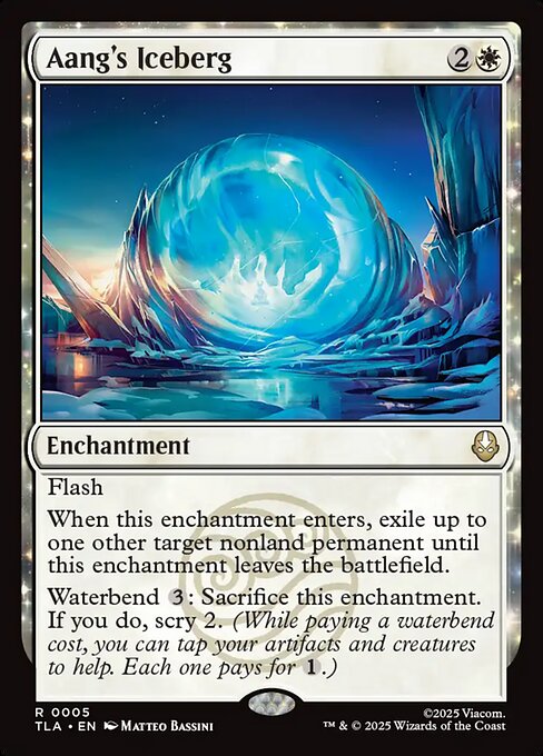 MTG Aang's Iceberg TLA 005 Regular Nonfoil