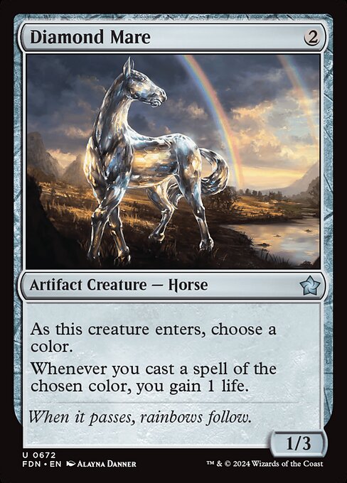 MTG Diamond Mare FDN 672 Starter Collection Nonfoil