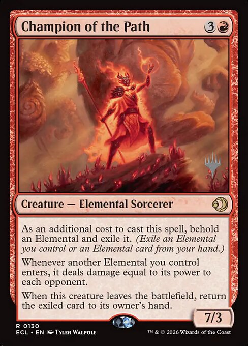 MTG Champion of the Path PECL 130p Promo Pack Nonfoil