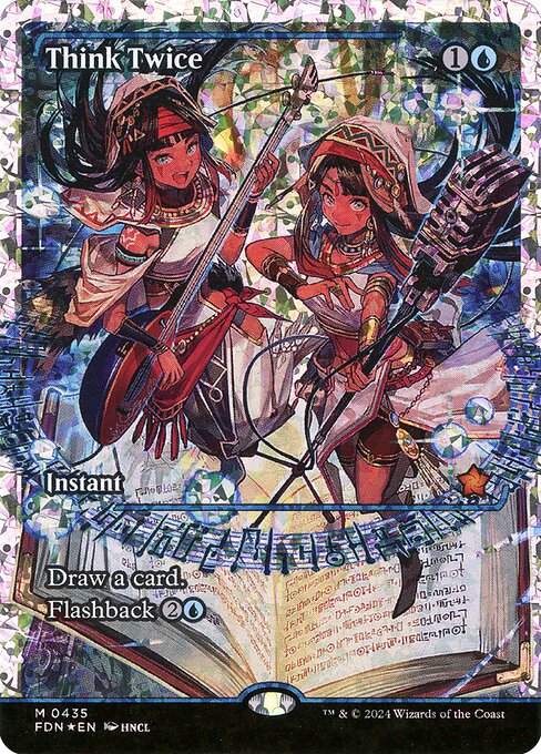 MTG Think Twice FDN 435 Japan Showcase Fracture Foil