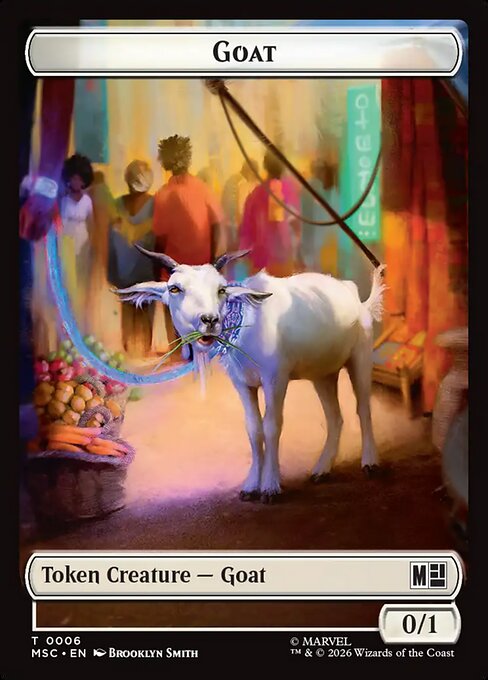 MTG Goat Token MSC 006 Token Foil