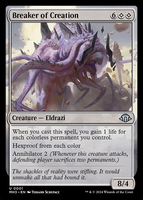 MTG Breaker of Creation MH3 001 Regular Nonfoil