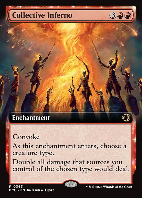 MTG Collective Inferno ECL 363 Extended Art Nonfoil