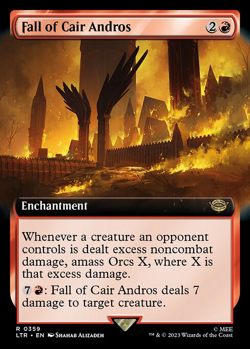 MTG Fall of Cair Andros LTR 359 Extended Art Nonfoil