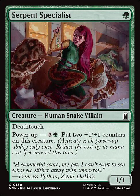 MTG Serpent Specialist MSH 186 Regular Nonfoil