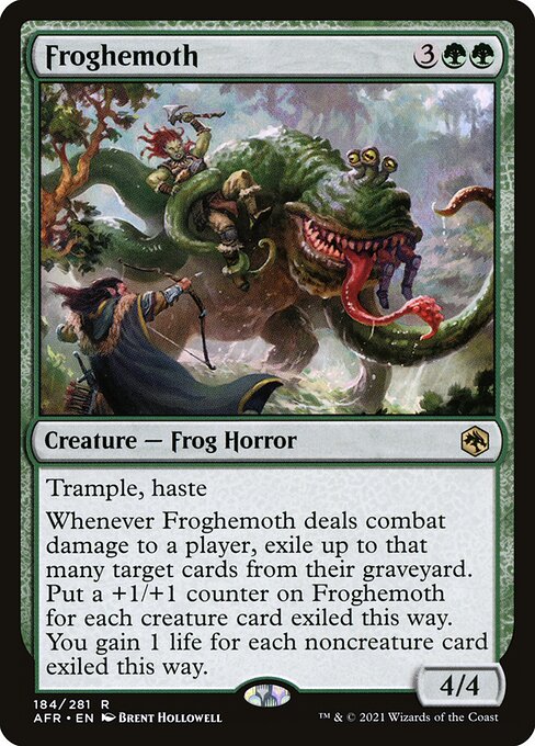 MTG Froghemoth AFR 184 Regular Nonfoil