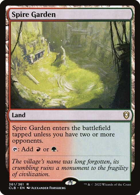 MTG Spire Garden CLB 361 Regular Foil