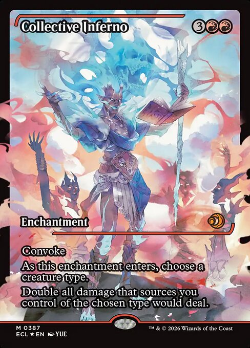 MTG Collective Inferno ECL 387 Full Art Foil
