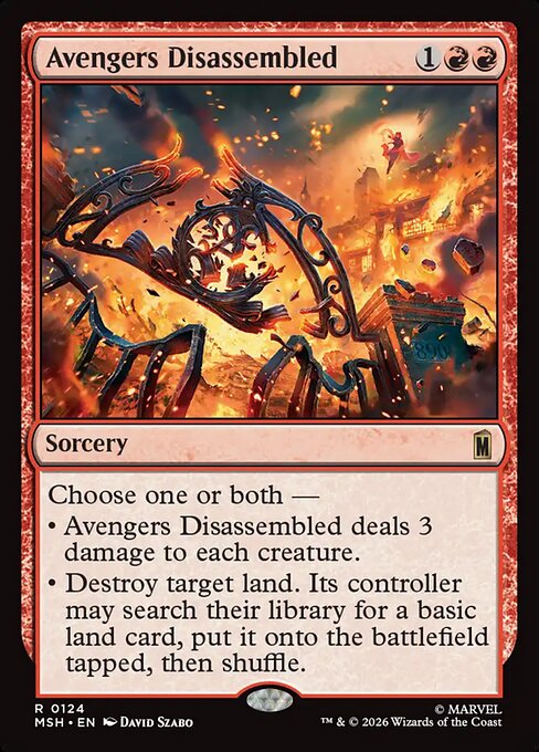 MTG Avengers Disassembled MSH 124 Regular Foil