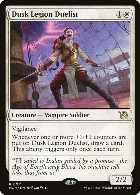 MTG Dusk Legion Duelist MOM 011 Regular Foil