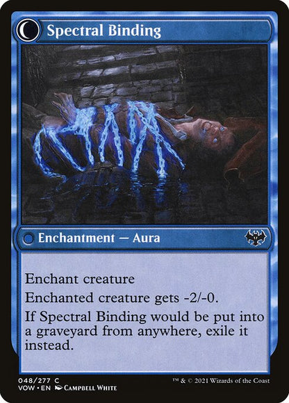 MTG Binding Geist // Spectral Binding VOW 048 Standard Foil reverse
