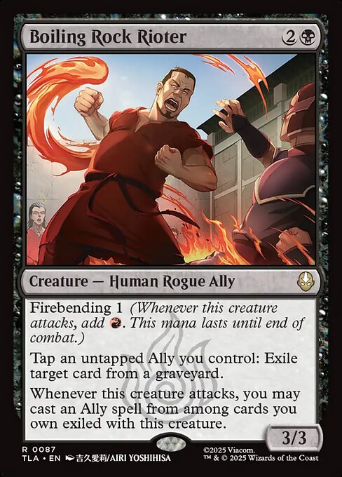 MTG Boiling Rock Rioter TLA 087 Regular Foil