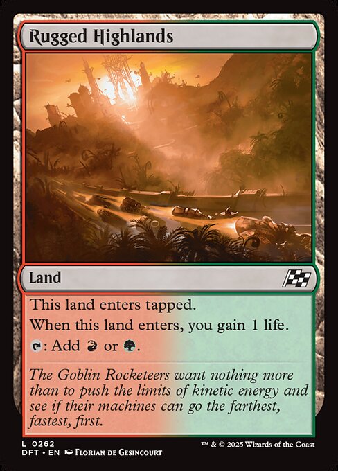 MTG Rugged Highlands DFT 262 Regular Foil