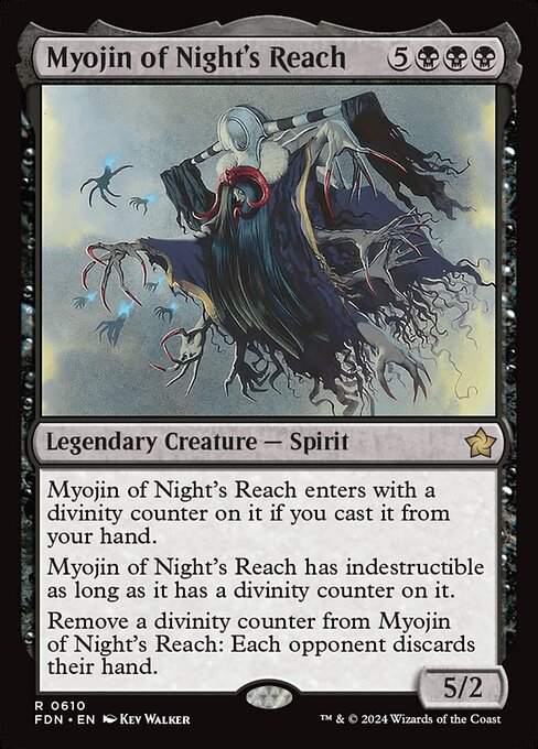 MTG Myojin of Night's Reach FDN 610 Starter Collection Nonfoil