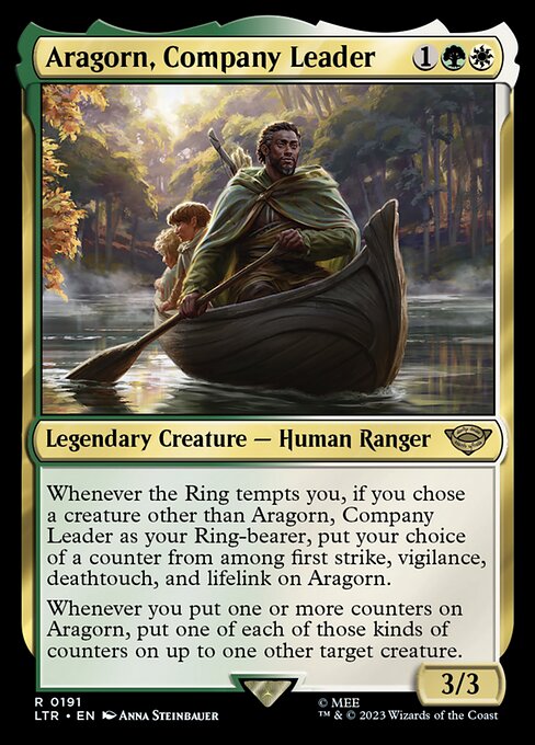 MTG Aragorn, Company Leader LTR 191 Regular Foil
