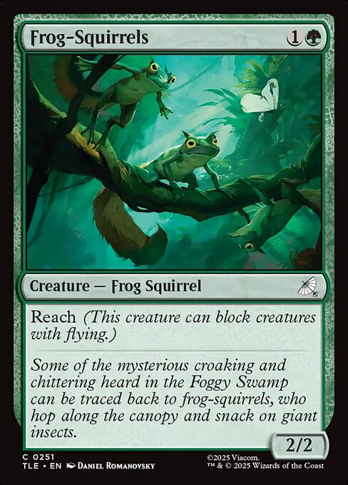 MTG Frog-Squirrels [TLE 251] Nonfoil
