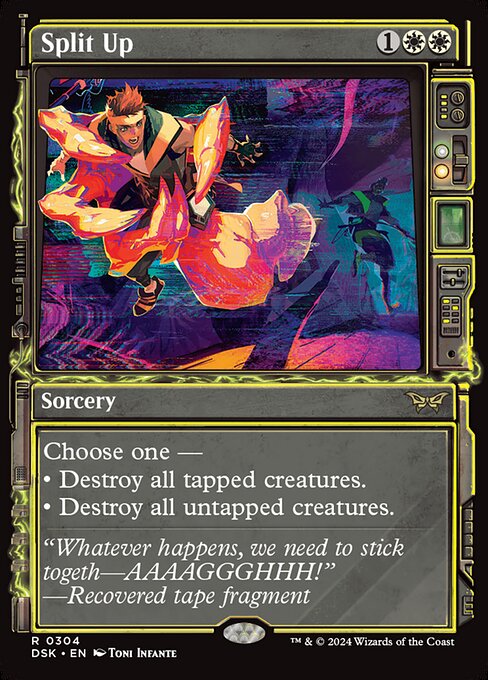 MTG Split Up DSK 304 Paranormal Frame Foil
