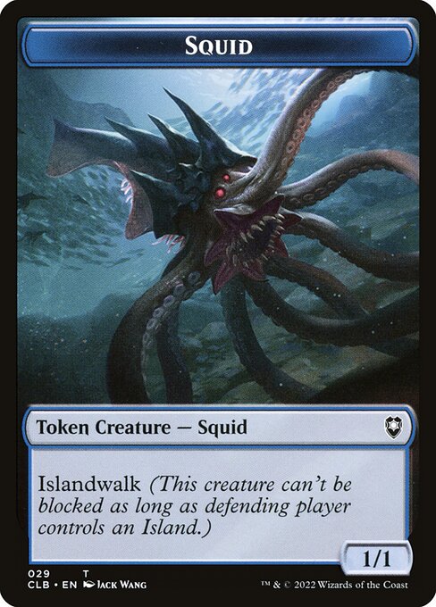 MTG Squid Token CLB 029 Token Nonfoil