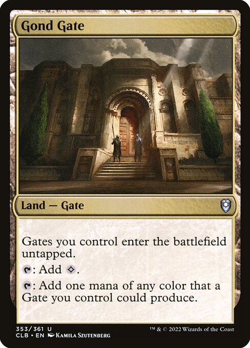 MTG Gond Gate CLB 353 Regular Nonfoil